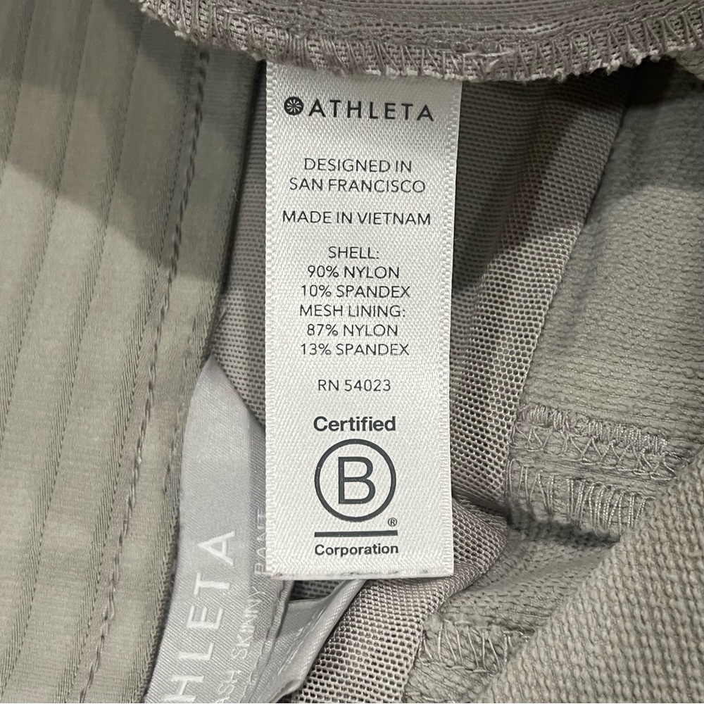 Athleta Wander Stash Mid-Rise Skinny Pant Cliff Hanger Size 6 Stretch Nylon - Picture 11 of 16